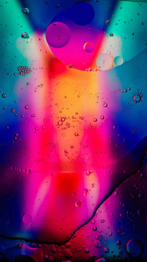 彩色 玻璃 水珠 背景高清壁纸图片 2160x3840