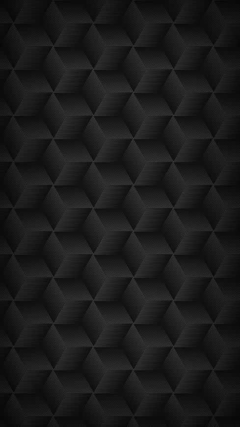 黑色 3D 立方体高清壁纸图片 3240x5760