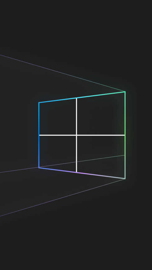 Windows 10 几何 线条高清壁纸图片 2160x3840