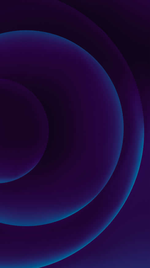 iPhone 12内置紫色圆圈背景高清壁纸图片 2160x3840