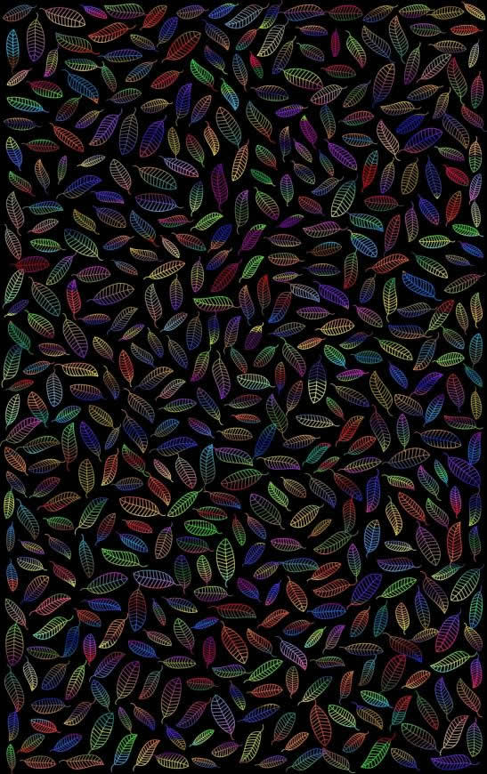 彩色叶子背景高清壁纸图片 1207x1920