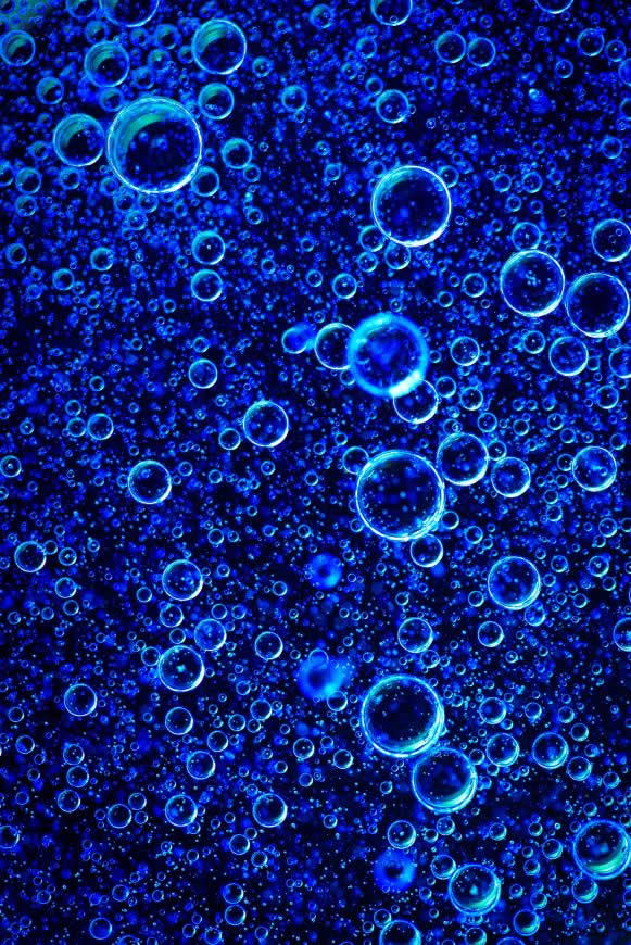 蓝色气泡背景高清壁纸图片 3524x5279
