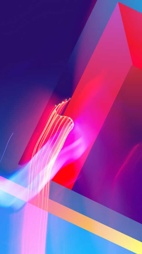 彩色抽象渐变背景高清壁纸图片 2160x3840