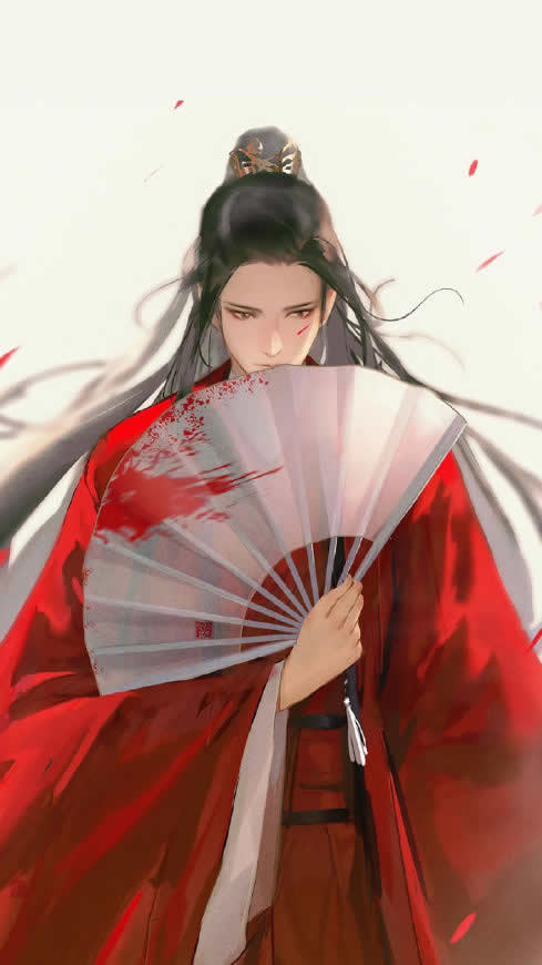 山河令 温客行 插画高清壁纸图片 1080x1920