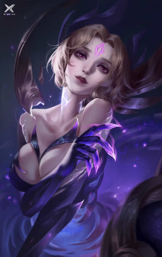 美女插画高清壁纸图片 1920x3036