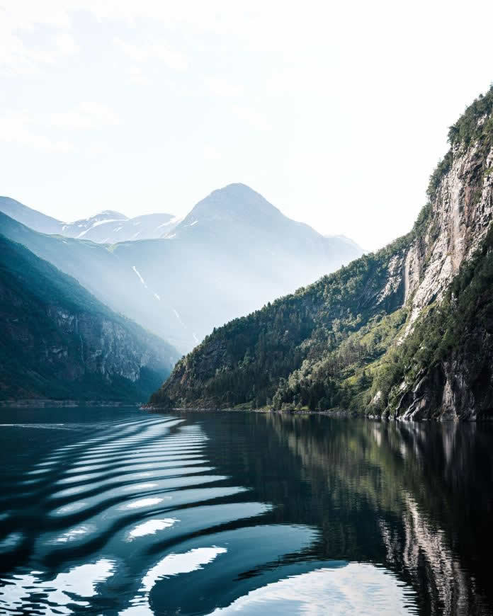 湖泊 群山 山水高清壁纸图片 3998x4997