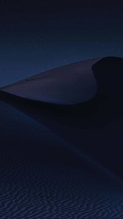 夜晚的沙漠高清壁纸图片 2026x3602