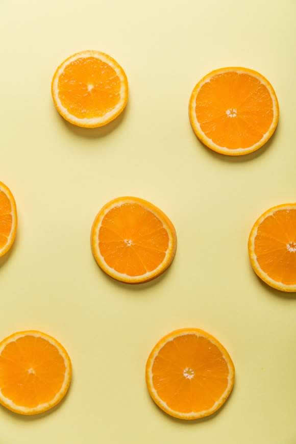 橙子切片高清壁纸图片 3840x5760