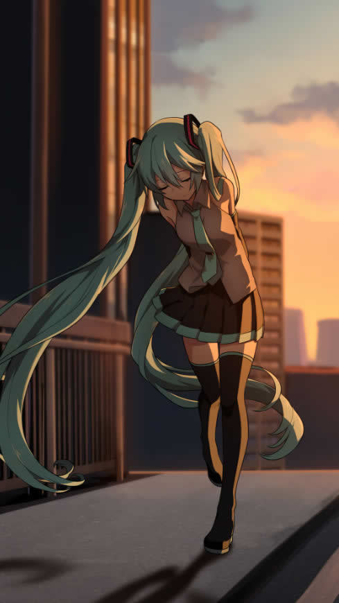 初音未来高清壁纸图片 2160x3840