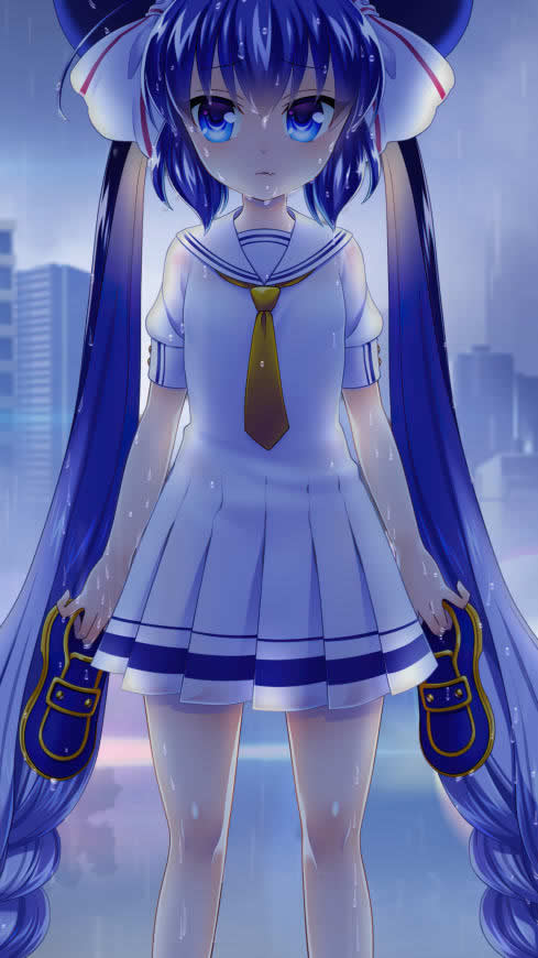 Vocaloid 音街鳗高清壁纸图片 2160x3840