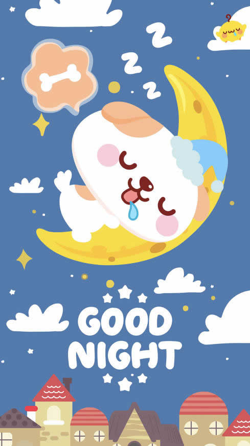 晚安好梦高清壁纸图片 1080x1920