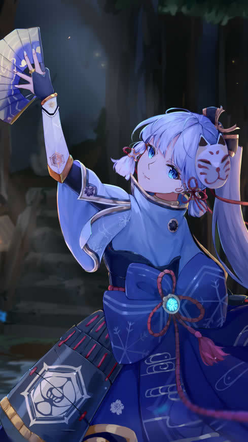 原神 神里绫华高清壁纸图片 1080x1920