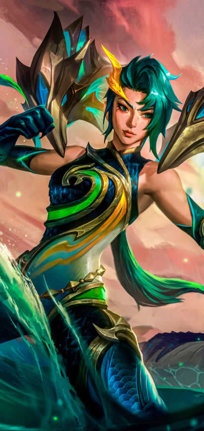 LOL英雄联盟 虚空之女 卡莎高清壁纸图片 1440x3040