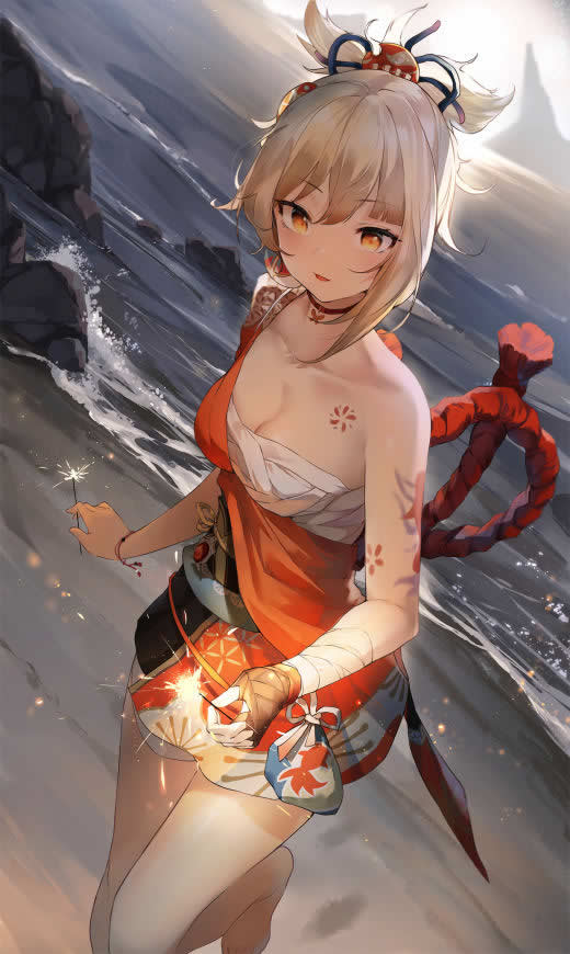 原神 宵宫高清壁纸图片 1434x2400