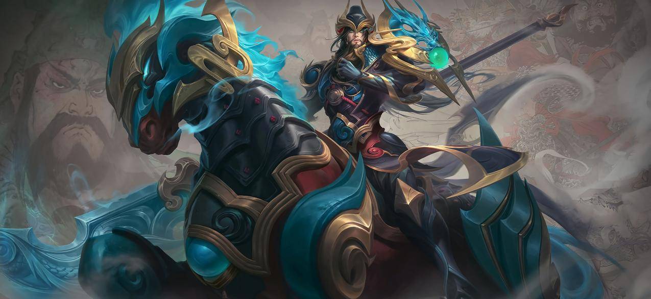 武圣-关羽,五虎上将《王者荣耀》2020,4K高清图片