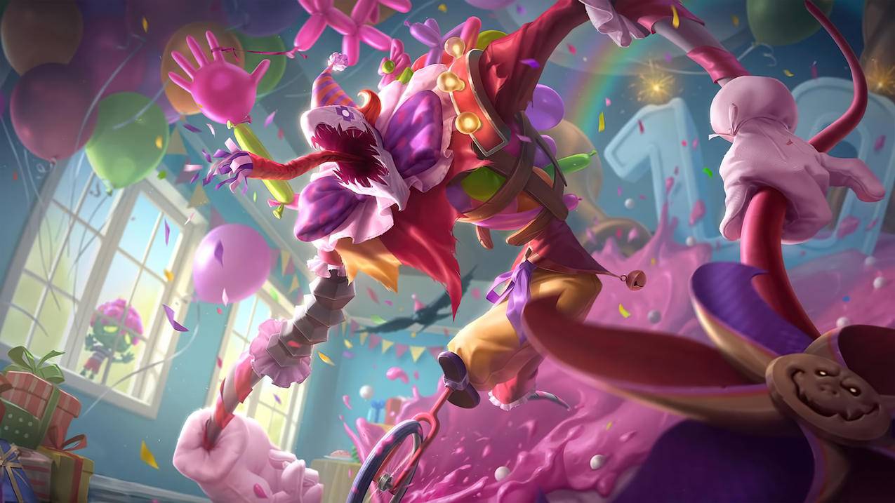 《英雄联盟LOL（惊悚派对-费德提克）》,4K游戏高清壁纸