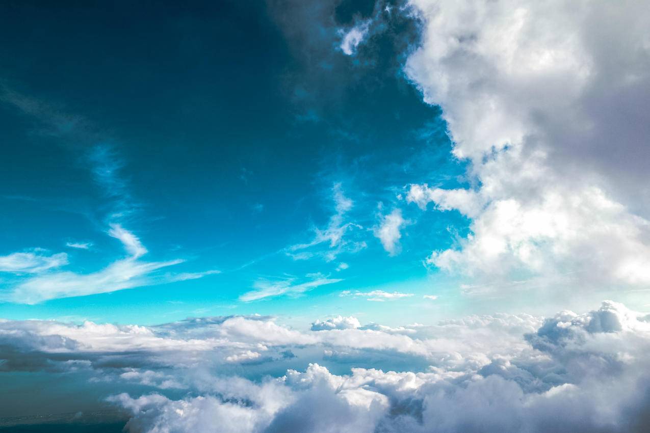天空,飞翔,云彩,蓝天的cc0可商用高清大图