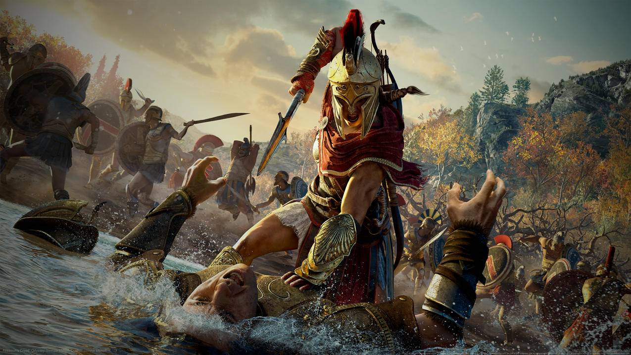 《刺客信条:奥德赛/Assassin’s,Creed,Odyssey》,4K高清壁纸