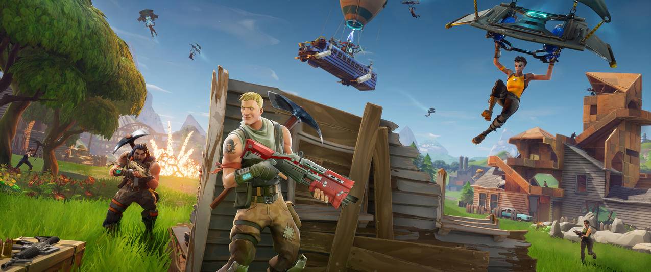 堡垒之夜,Fortnite3440x1440高清游戏壁纸