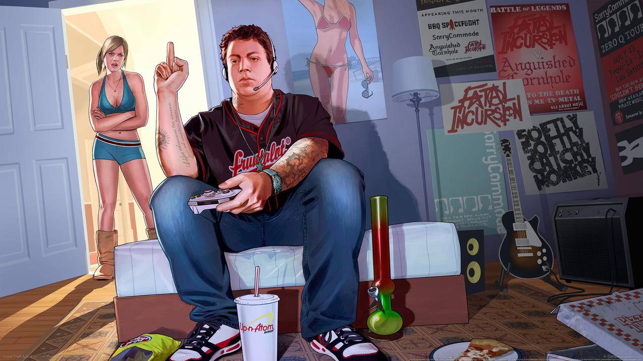 《侠盗猎车手5/Grand,Theft,Auto,V》,4K游戏高清壁纸