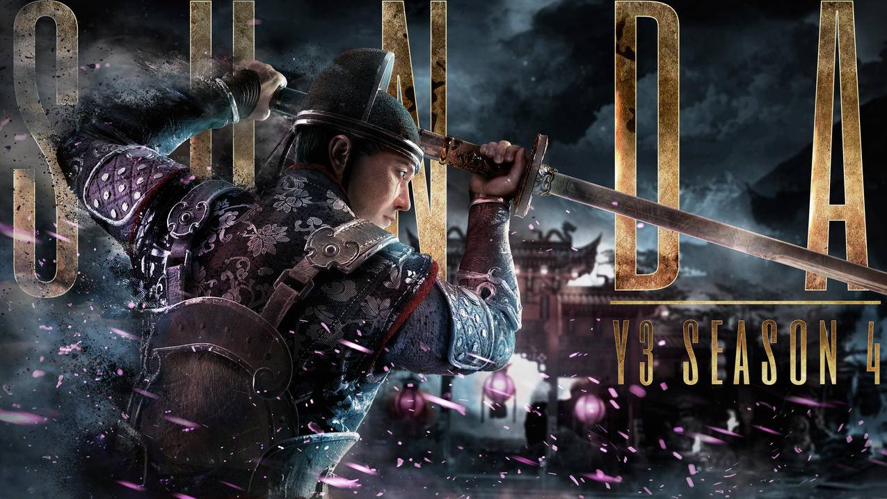《荣耀战魂For,Honor》长剑,士兵,金瓦红墙,4K高清壁纸