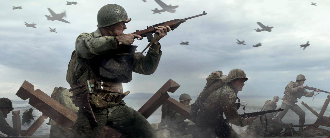 使命召唤14_二战Call,of,Duty_WW23440x1440壁纸