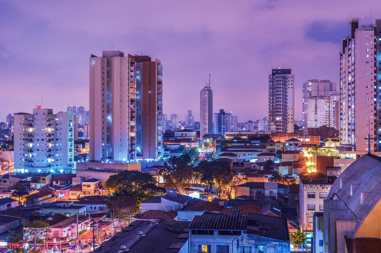 城市,夜景,建筑,摩天大楼cc0可商用图片