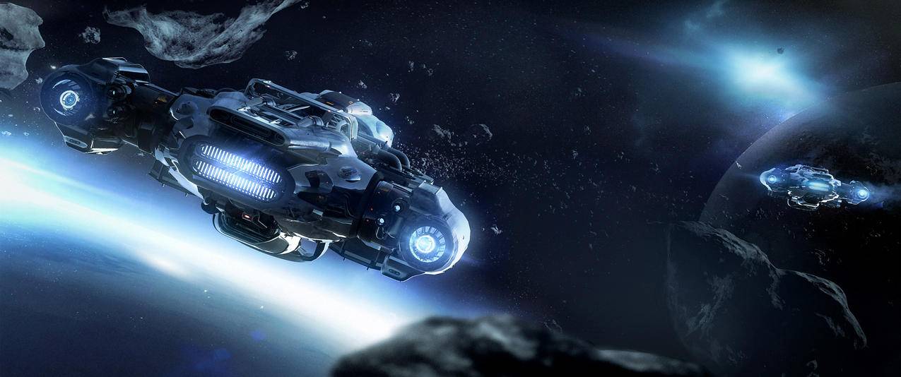 星际公民,太空飞船,3440x1440游戏壁纸