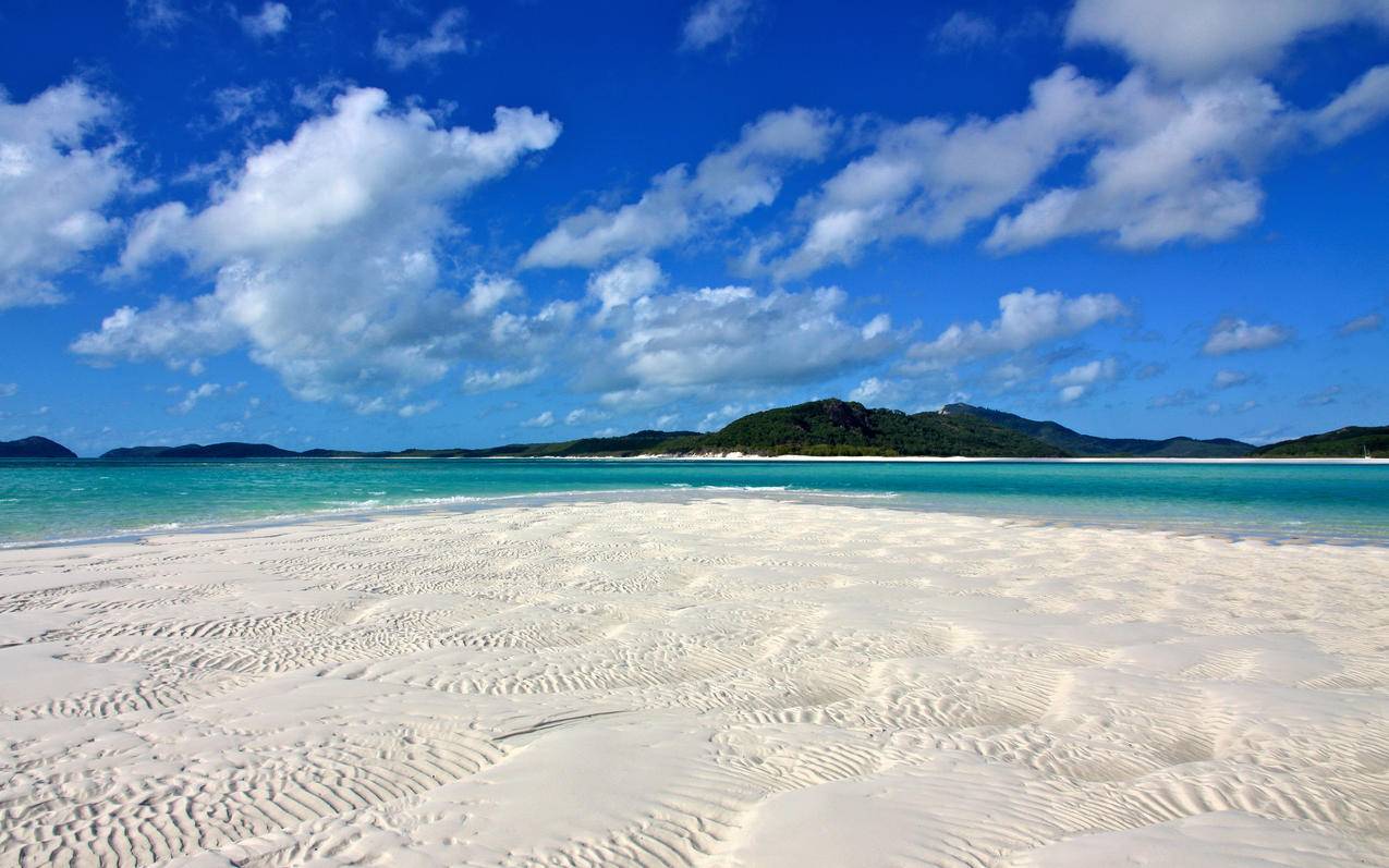 澳大利亚怀特黑文海滩,4K风景壁纸