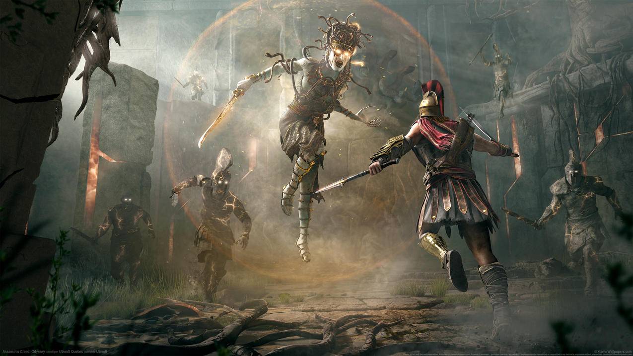 《刺客信条:奥德赛/Assassin’s,Creed,Odyssey》,4K高清壁纸