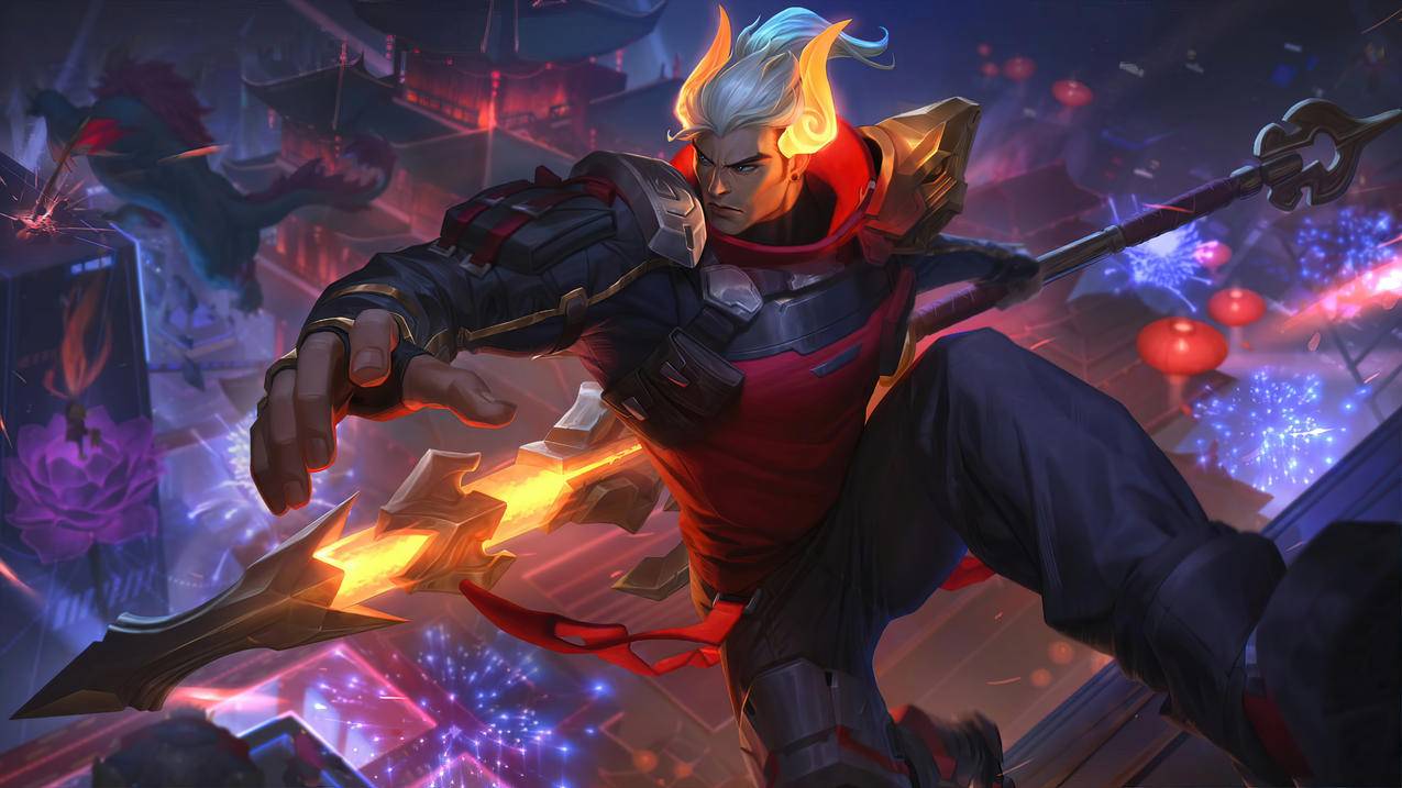 福牛守护者-嘉文四世《英雄联盟LOL》2021,4K高清壁纸,4K高清壁纸