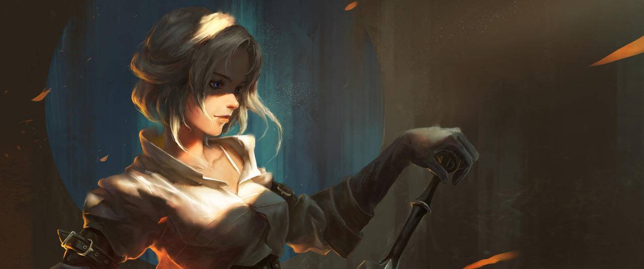 女巫师3440x1440壁纸