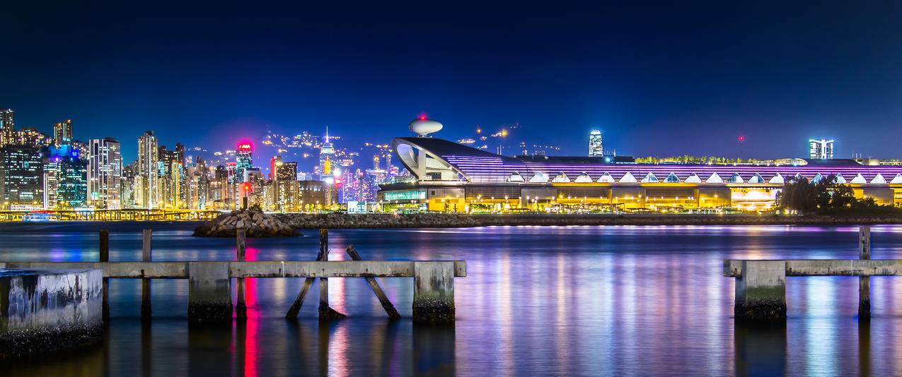 香港启德邮轮码头3440x1440带鱼屏壁纸