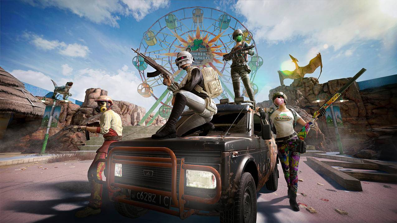 PUBG《绝地求生（侏罗纪乐园）》2020,4K游戏高清壁纸