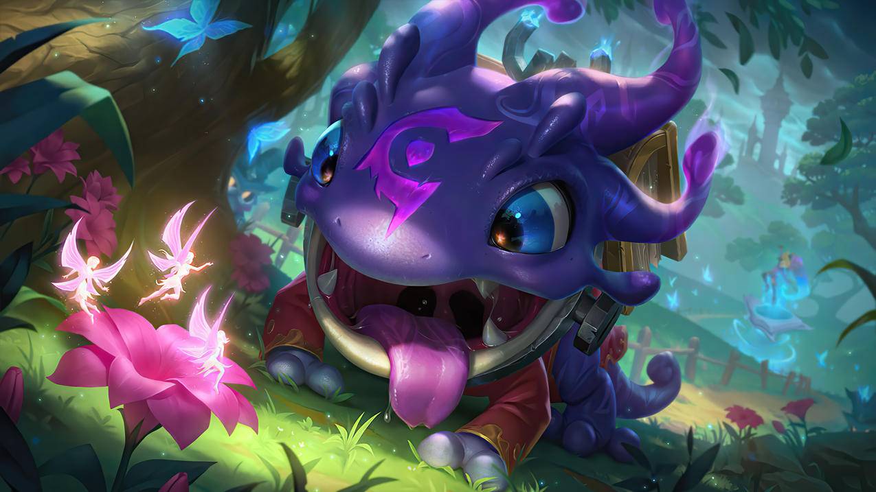 深渊巨口,奥术师,克格莫英雄联盟lol,4k桌面壁纸3840x2160
