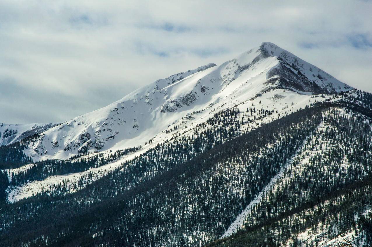 雪山,雪,白色,6k壁纸