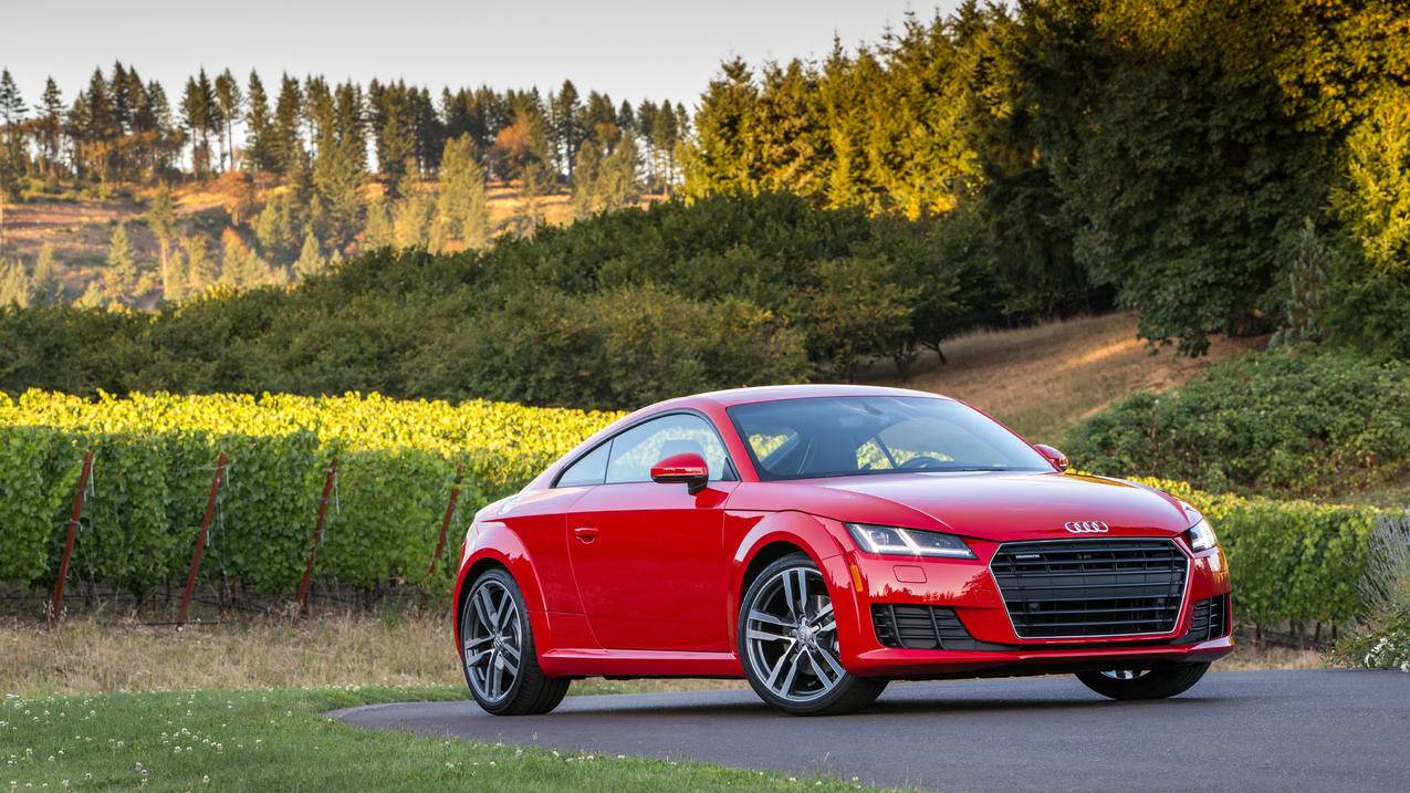红色奥迪Quattro,TFSI,4k壁纸图片