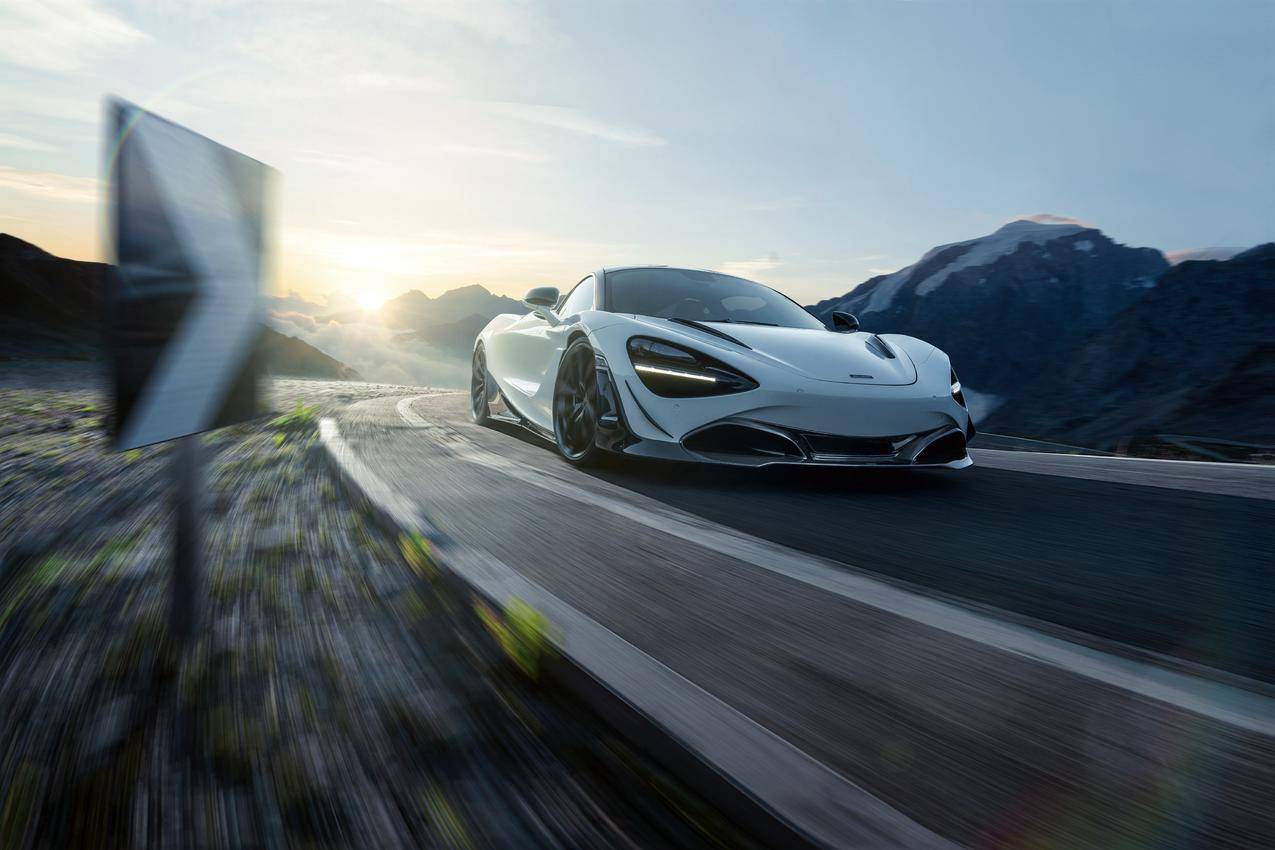 迈凯伦,720S,白色跑车,4k高清壁纸