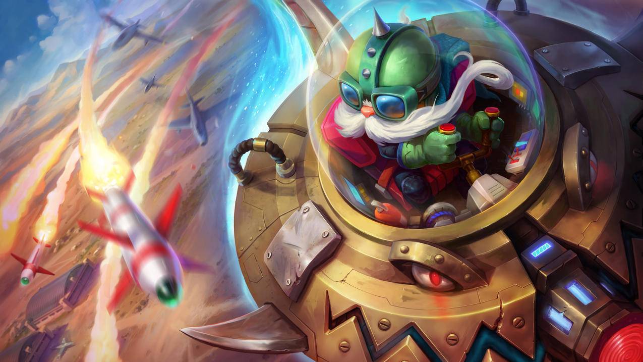 英勇投弹手-外星装甲-库奇,英雄联盟,4k桌面壁纸
