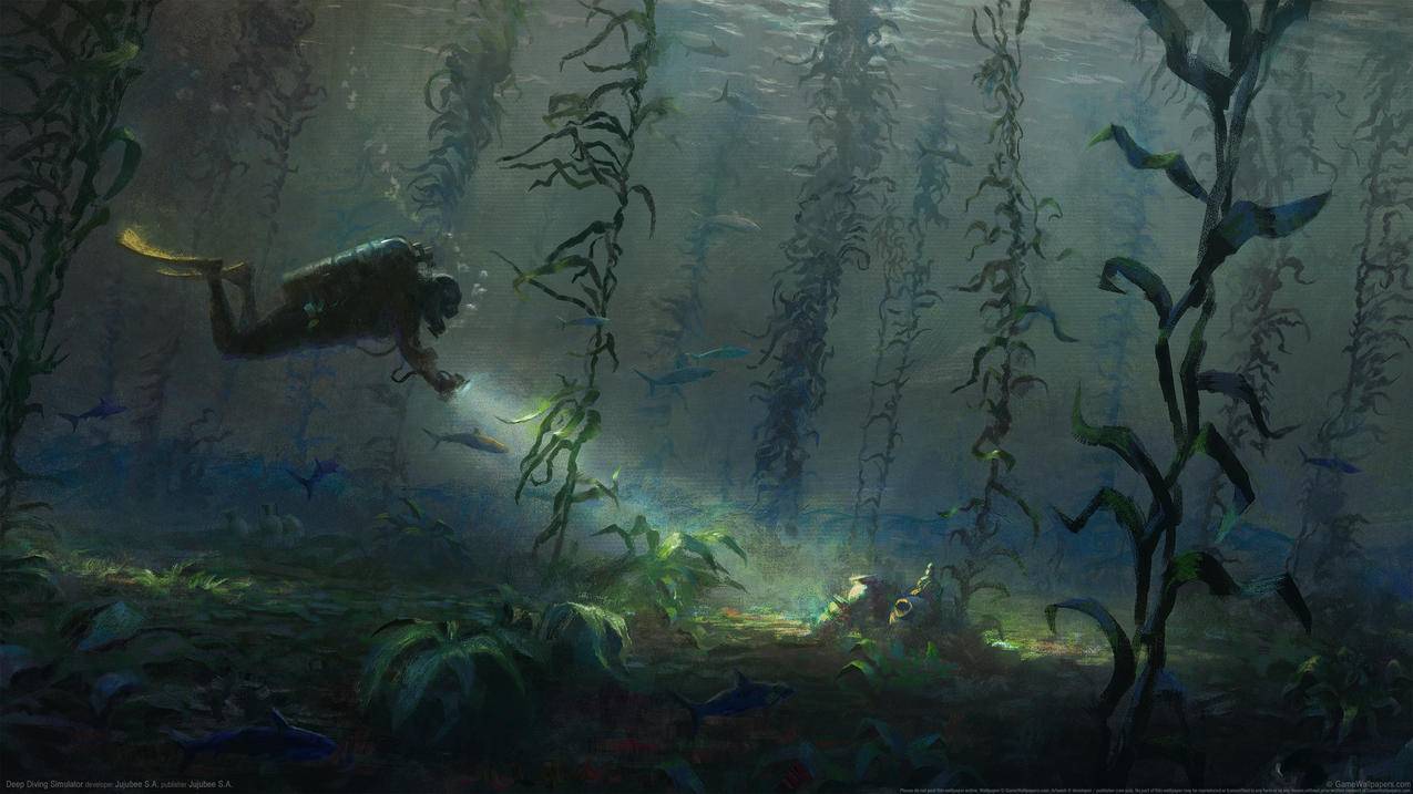 《深海潜水模拟》,4k游戏壁纸