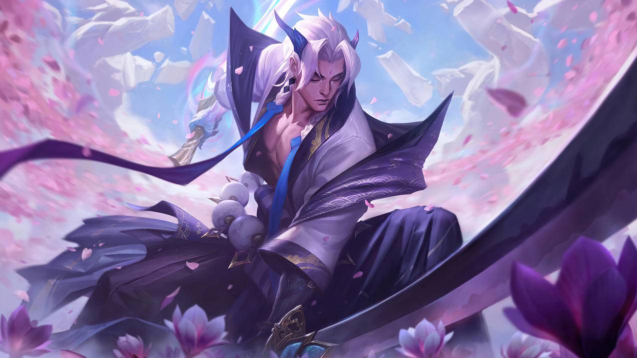 英雄联盟lol封魔剑魂,灵魂莲华,永恩4k游戏壁纸