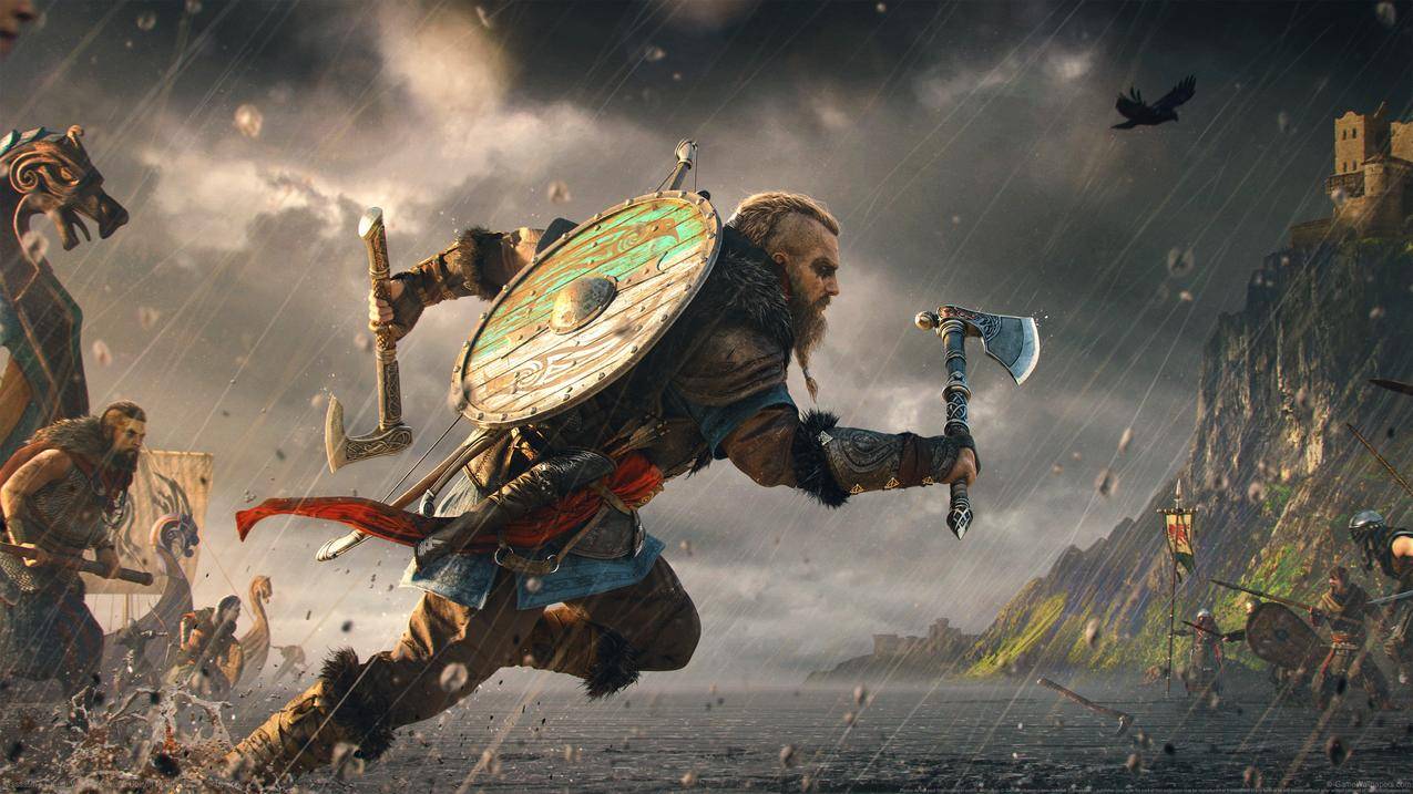 刺客信条_英灵殿,Assassins,Creed_,Valhalla4k游戏壁纸