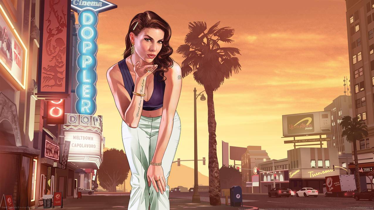 《侠盗猎车手5/Grand,Theft,Auto,V》,4K游戏高清壁纸