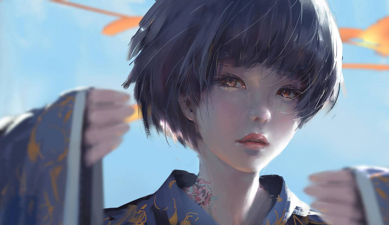 小绿,4K高清动漫壁纸