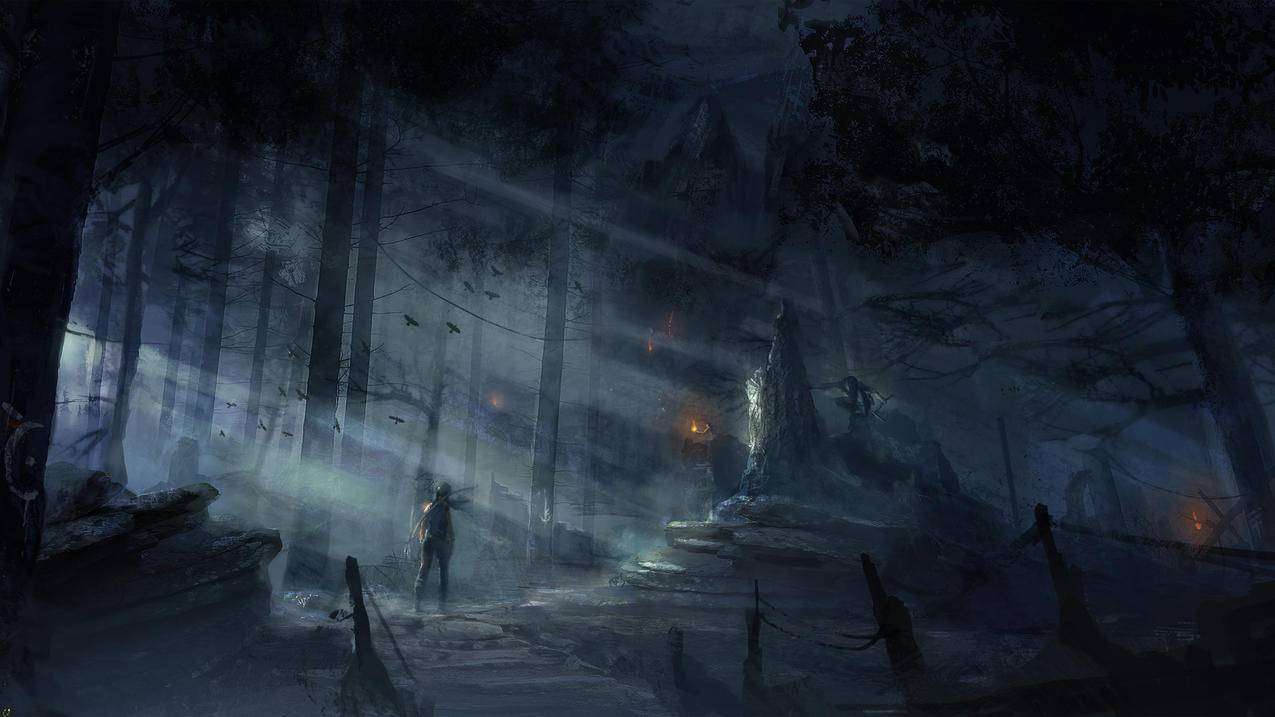 《古墓丽影系列/Tomb,Raider》,4K游戏高清壁纸