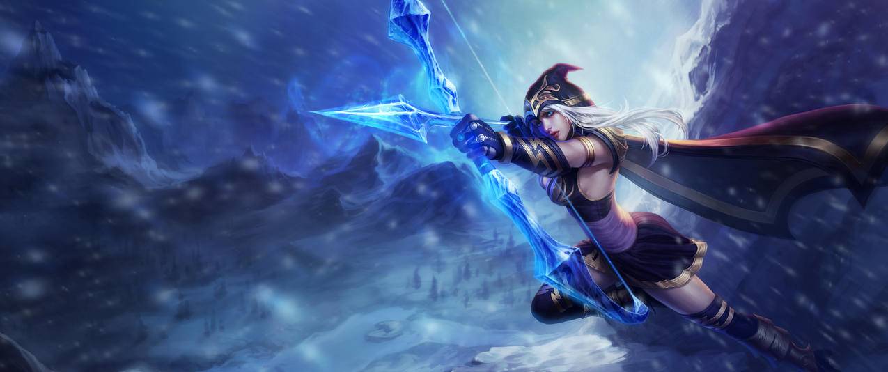 英雄联盟LOL寒冰射手3440x1440壁纸