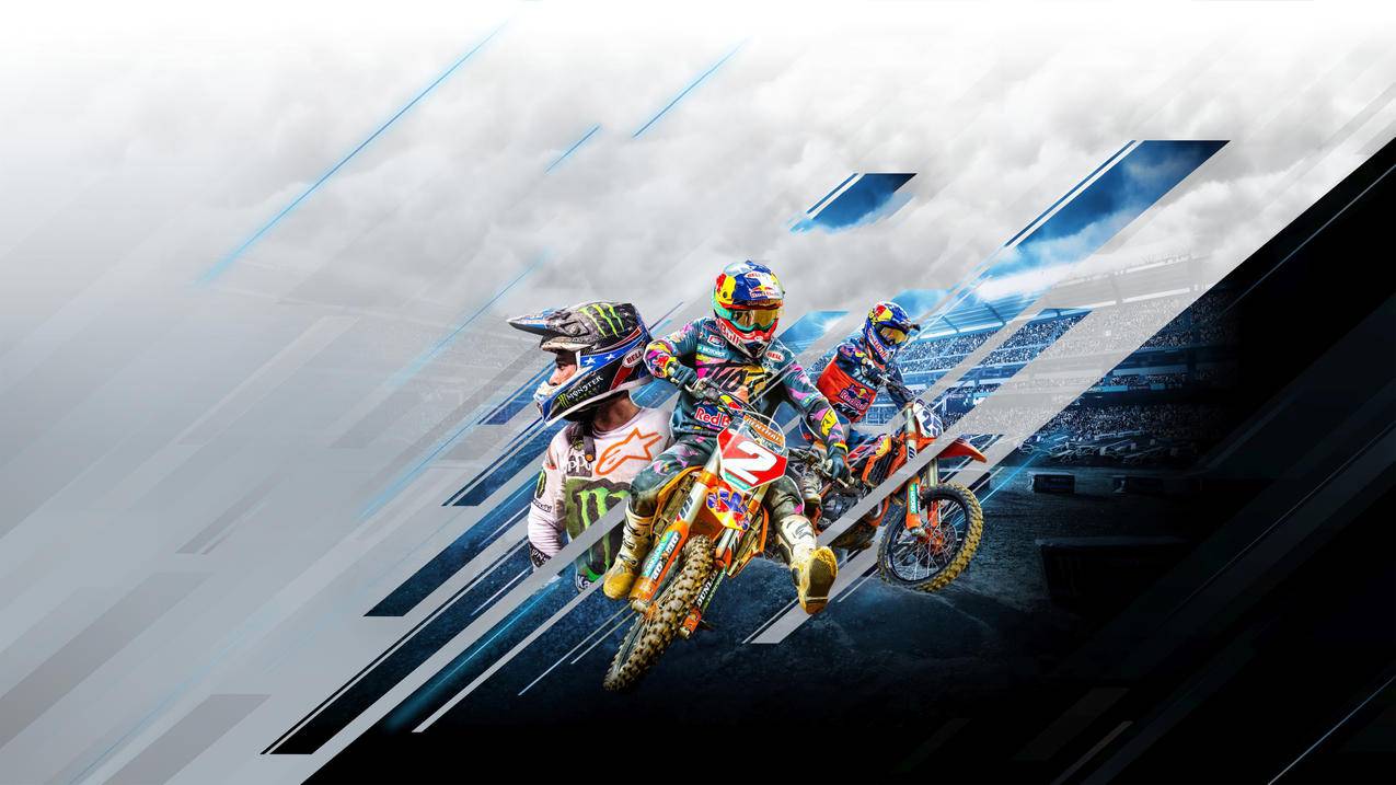《野兽越野摩托车3(MonsterEnergySupercross3)》,4K游戏高清壁纸