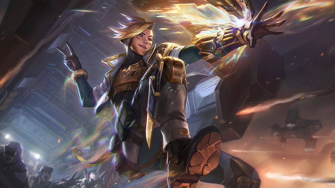 至臻,灵能特工-伊泽瑞尔《英雄联盟lol》2020,4K游戏图片