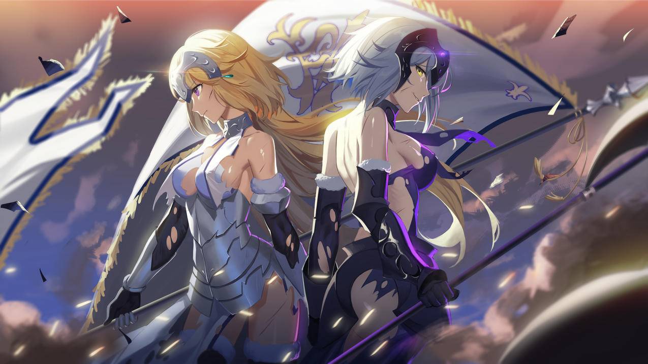 《Fate》SABER贞德,阿尔托莉雅,4K高清动漫壁纸