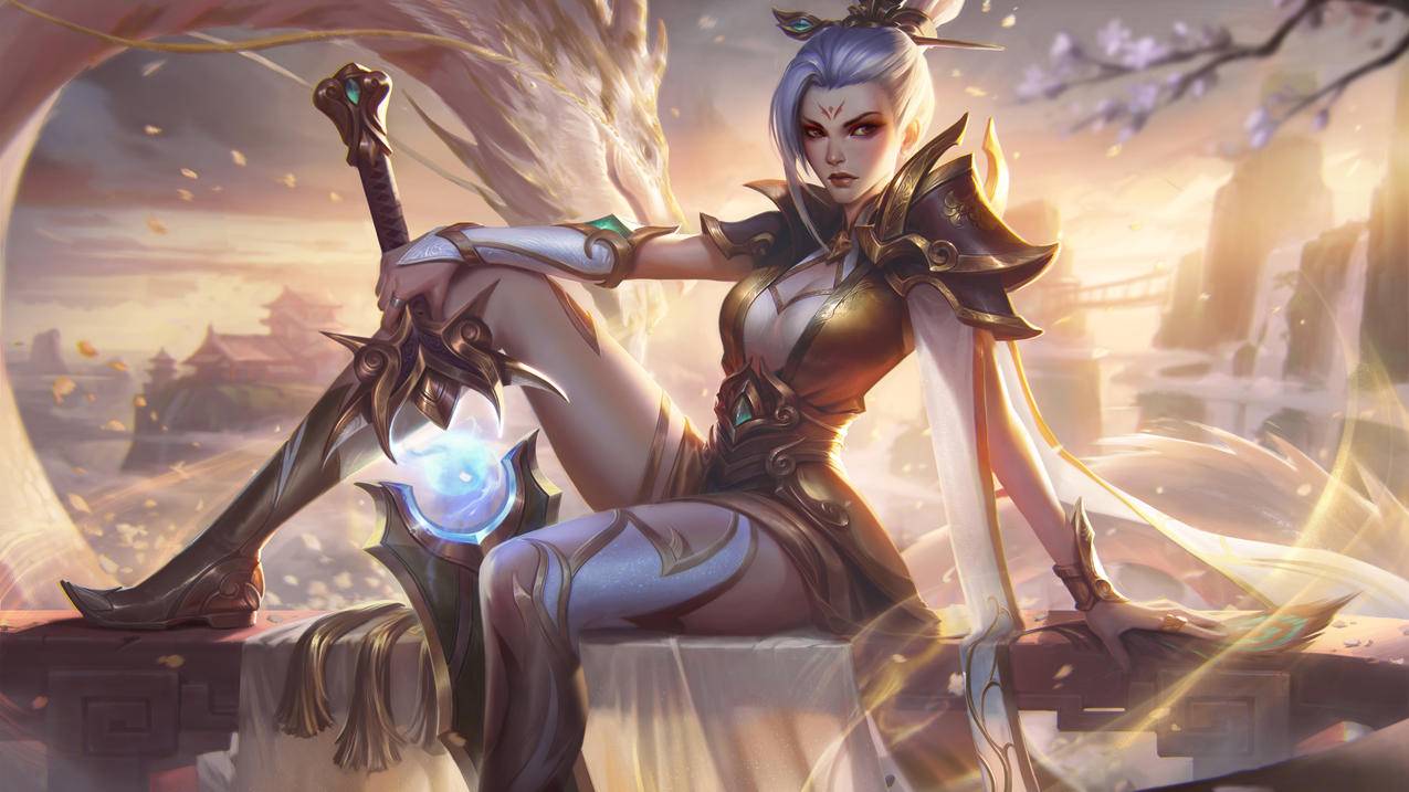 《英雄联盟（放逐之刃,玉剑传说,武剑仙,至臻,锐雯,）》LOL,4K游戏高清壁纸